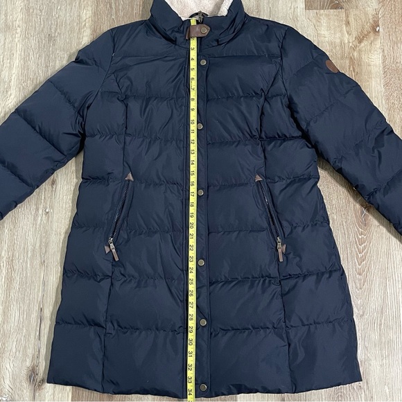 Lauren Ralph Lauren Women's Navy Quilted Down Feather Puffer Coat XL - Picture 8 of 15